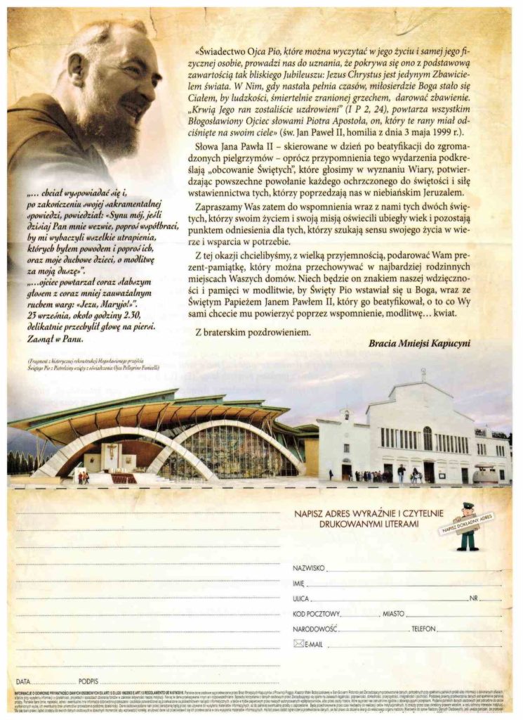 Wiadomości z z San Giovanni Rotondo